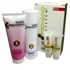 Makarizo Rebonding System Tube untuk Rambut Keriting Kribo, termasuk Shampo dan Conditioner - 1paket