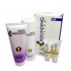 Makarizo Rebonding System Tube untuk Rambut Rusak / Kering, termasuk Shampo dan Conditioner - 1paket