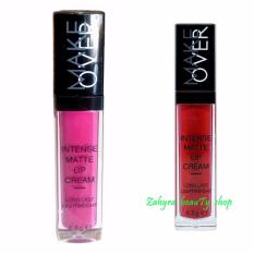 MAKE OVER INTENSE MATTE LIP CREAM 001 Lavish DAN 006 Cosmopolitan PAKET HEMAT