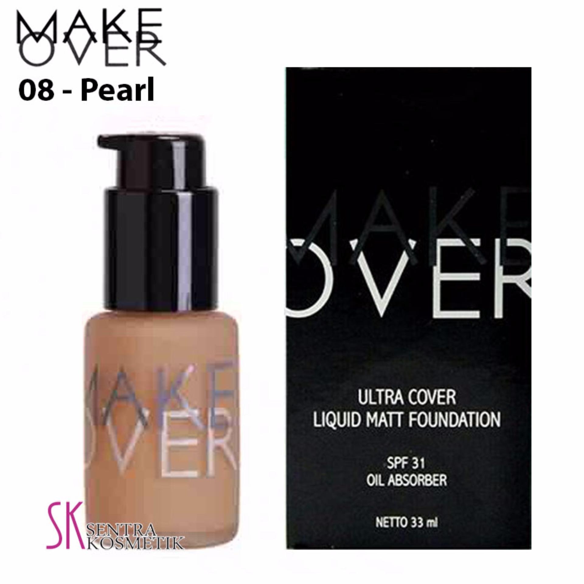 Make Over Ultra Cover Liquid Matt Foundation 08 - Pearl