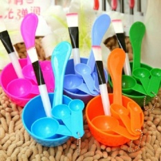 Mangkok Peracik Masker Wajah DIY 4in1 Mask Bowl Tool - Random Colour