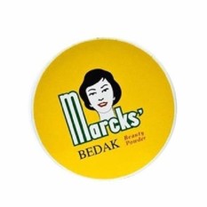 Marcks Powder Creme Bedak Tabur Wajah 40 Gr - Original