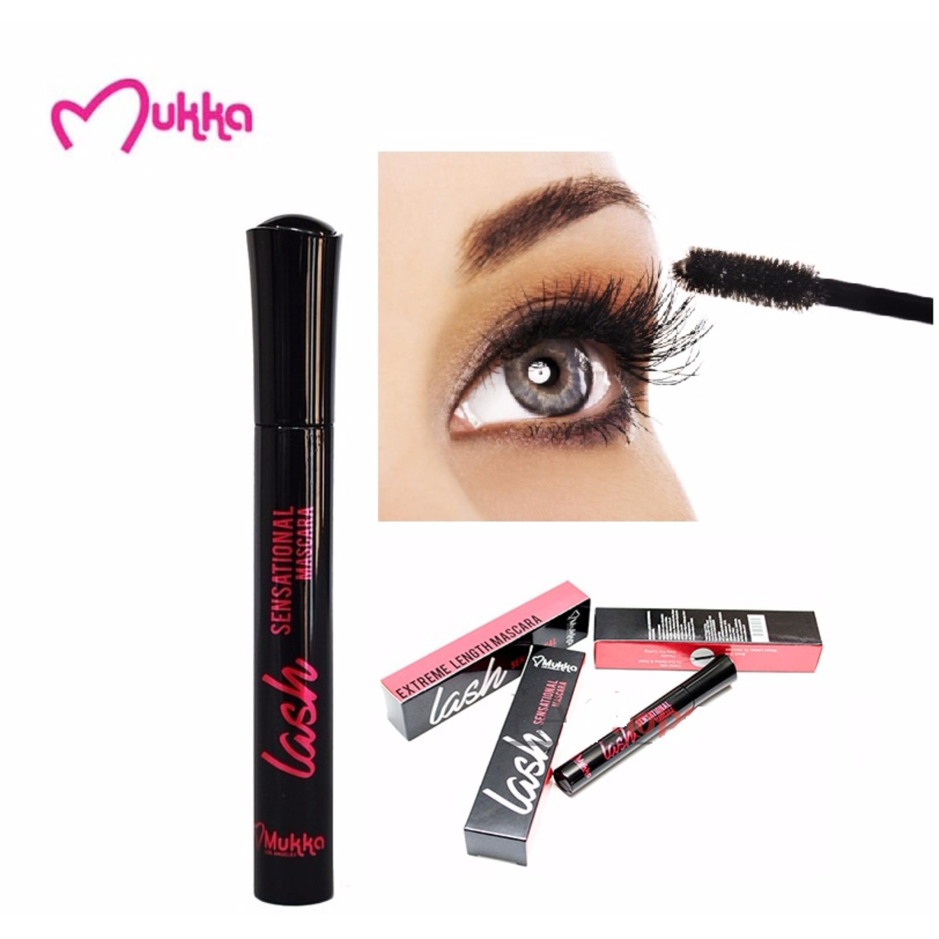 Mascara Mukka Lash Sensational Extreme Length Maskara Waterproof BPOM Mascara Mukka Lash Sensational Extreme Length Maskara Waterproof BPOM