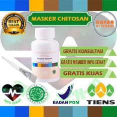 Info Sehat - masker chitin chitosan tiens 10 kapsul (Obat jerawat)(gratis kuas+plate)