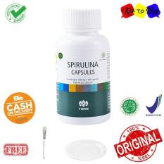 Masker spirulina herbal tiens 10 kapsul (Promo HEBOH) GRATIS Kuas+ Plate