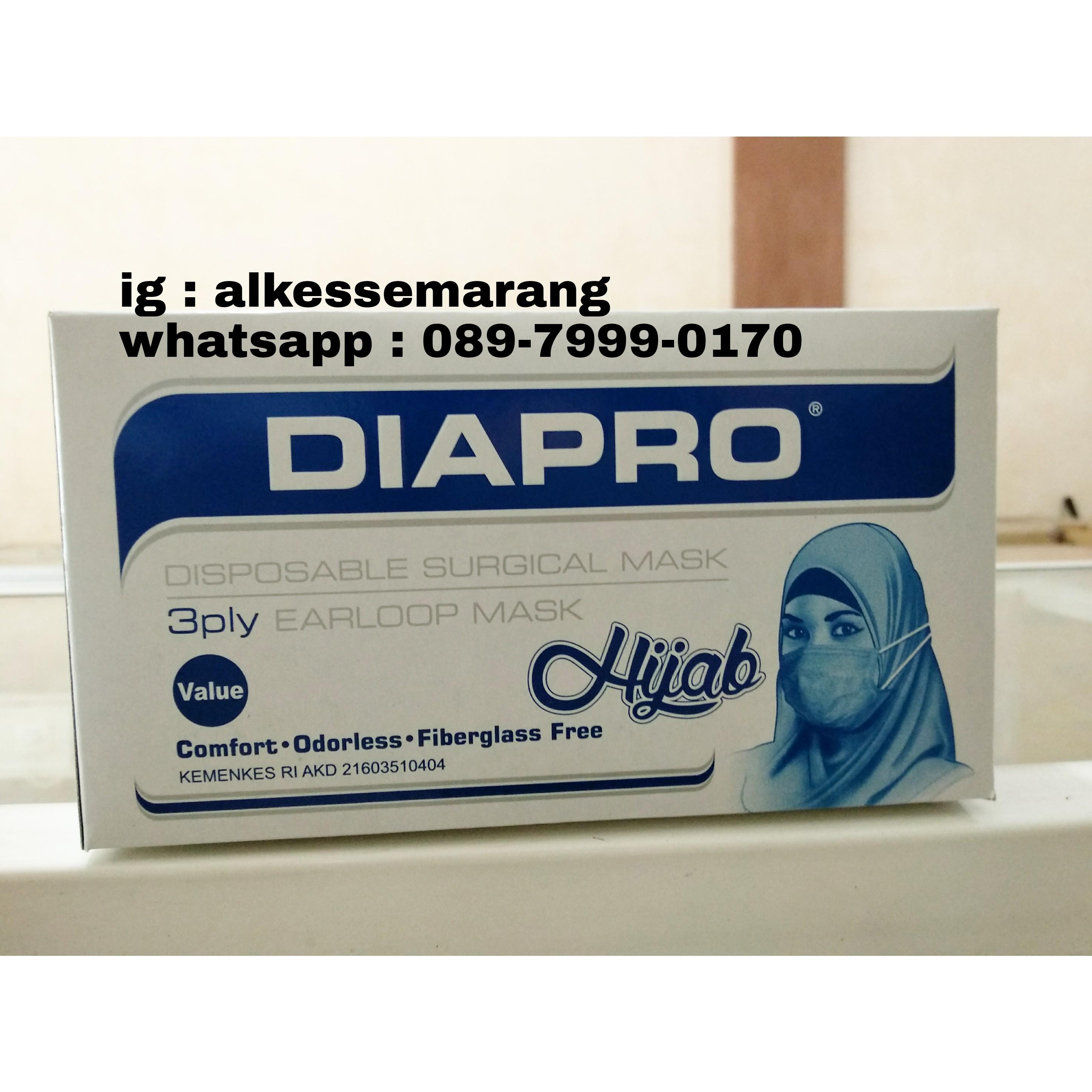 Masker Wajah Hijab merk Diapro - 2 pack 