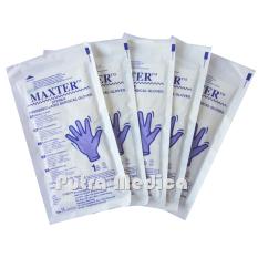 Maxter Handscoon Steril / Sarung Tangan Karet Steril Size 6,5 - 5pcs