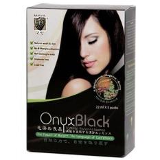Maya Onyx Shampoo Cat Pewarna Rambut Shampo 1 Dus 5 Sachet BPOM Bahan Alami Herbal
