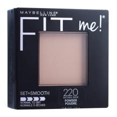 Maybelline Fit Me Set + Smooth Powder #220 Natural Beige EXP 2019