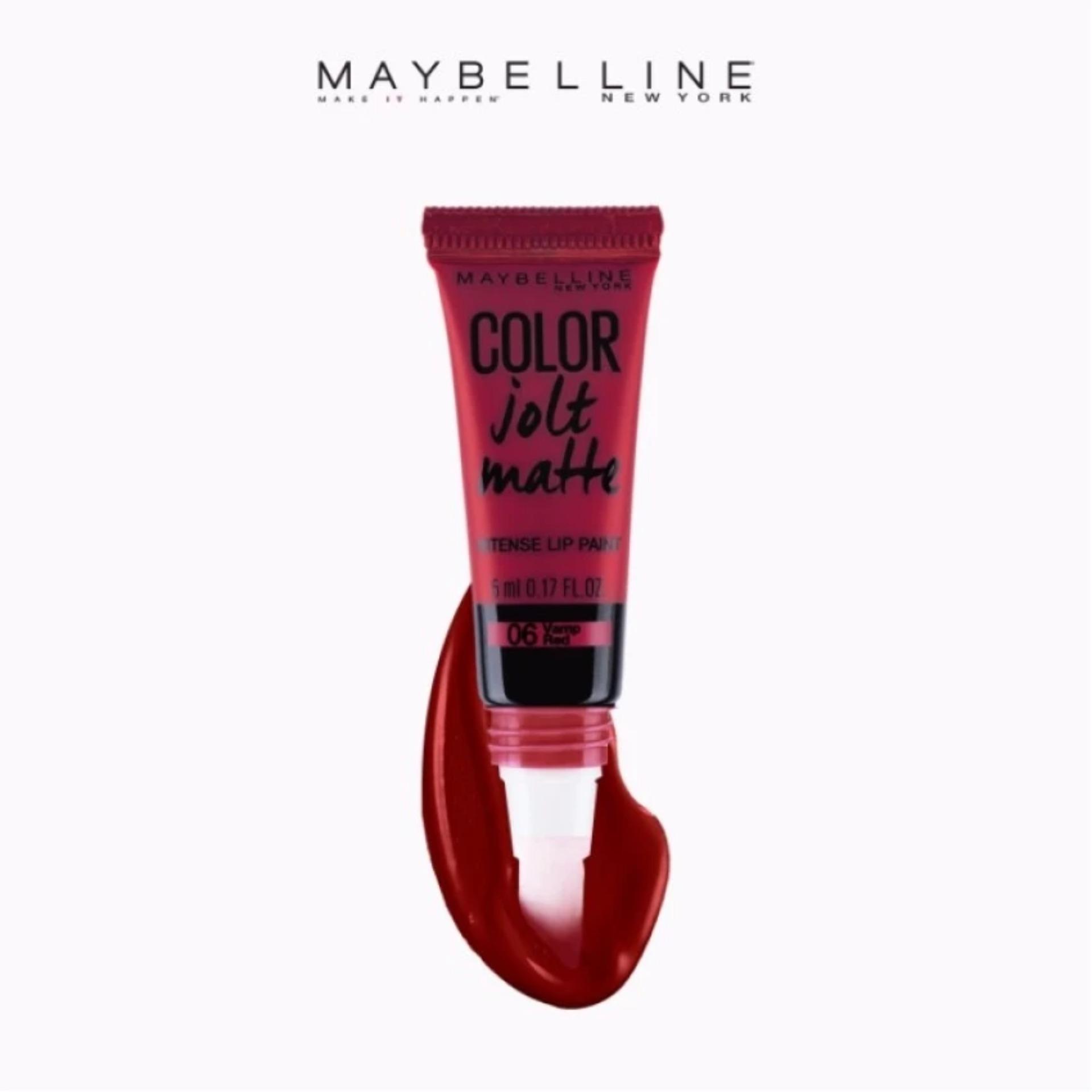 Maybelline Lip Studio Color Jolt Matte - 06 Vamp Red