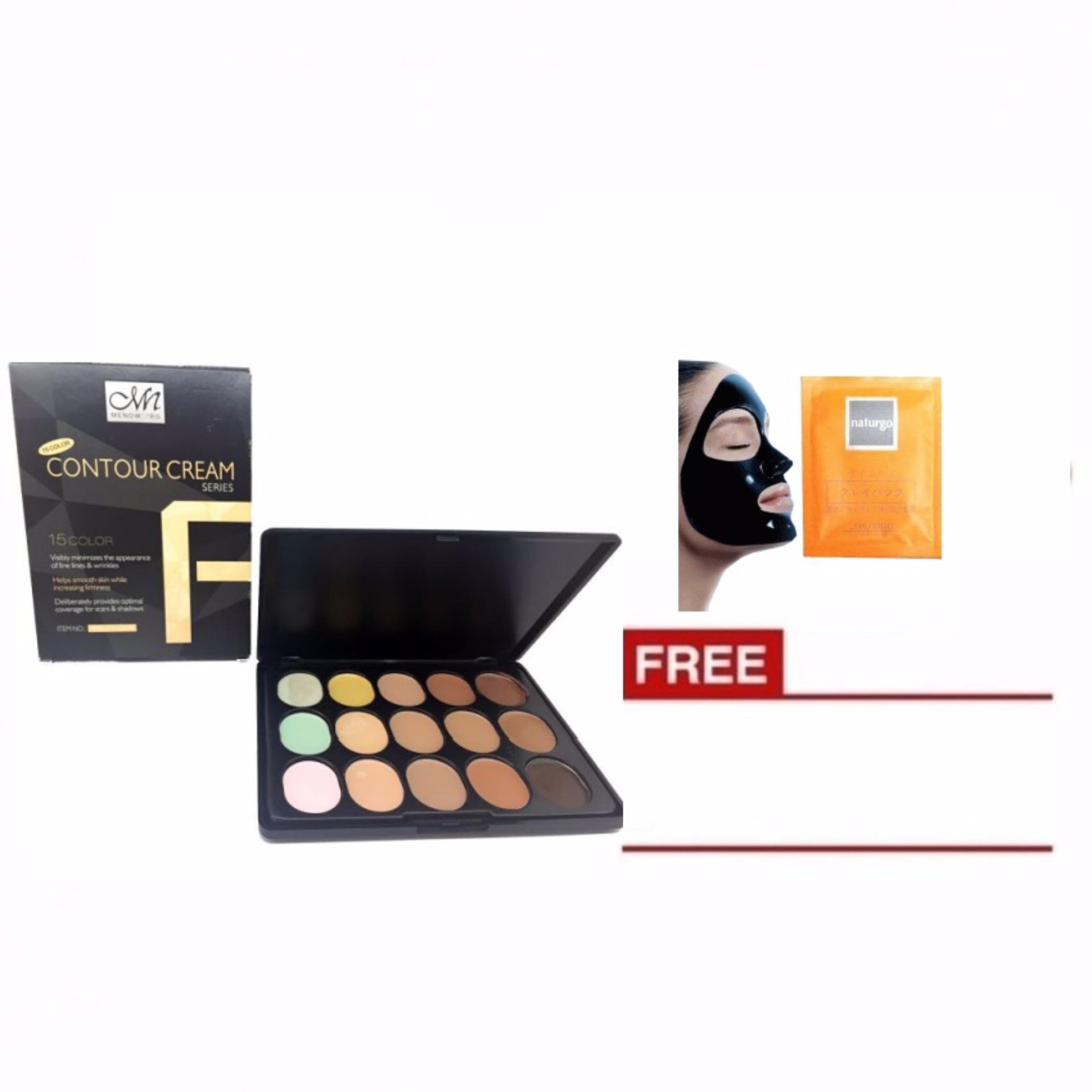 Me Now Concealer 15 Color MN Pro Contour Foundation FREE Naturgo 1 sachet