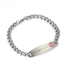 Gelang Medis Waspada Identitas Dogtag Anti Karat Gelang dengan