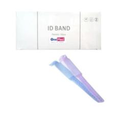 MEDICAL ID BAND ONEMED BIRU/GELANG ID PASIEN/GELANG TANDA PENGENAL