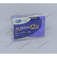 Mega Alerten Q 25 mg - 30 Soft Capsules (Suplemen Antioksidan Super - Anti Aging Untuk Awet Muda)