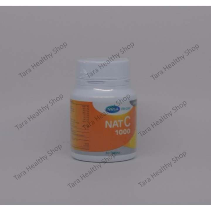 Mega Nat C 1000 30 Tablets (Vitamin C Pencerah Kulit Berkualitas
