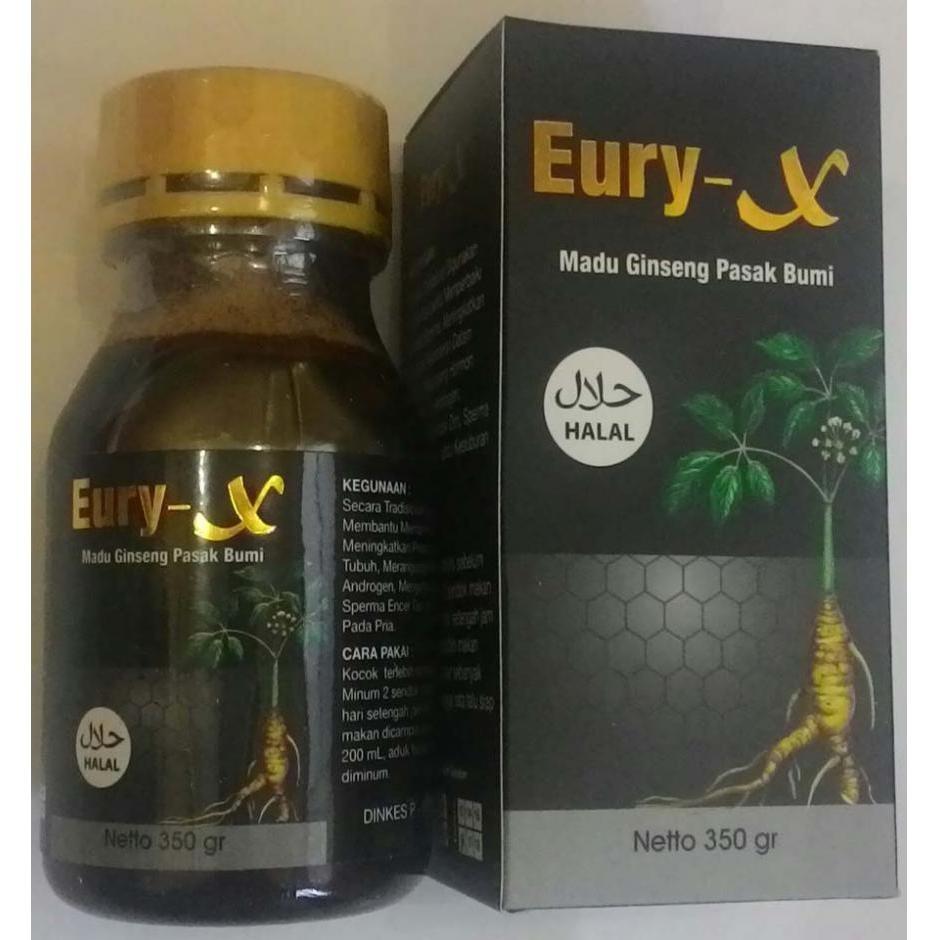(Mengatasi Masalah Kesuburan Pria) Eury-X Madu Ginseng Pasak-Bumi Penyubur / Subur Pria Al Mabruroh