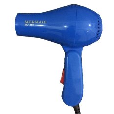 Mermaid Hair Dryer Mini Lipat Hairdryer Travelling - Biru