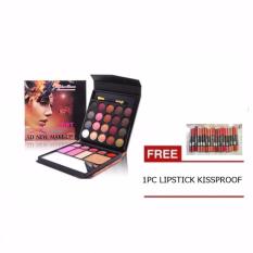 Mesh 5d Eyeshadow Palette Pocket - Eyeshadow , Lipstick, Blush On, Powder FREE lipstick kissproof 1pc