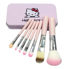 Mesh 7Pcs Mini Makeup Brush - Random Color