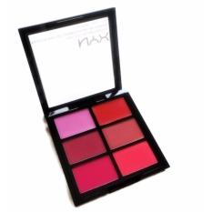Mesh Nyx Pro Lipcream Lipstick 6 Color Palette - All in 1 - 1 pcs