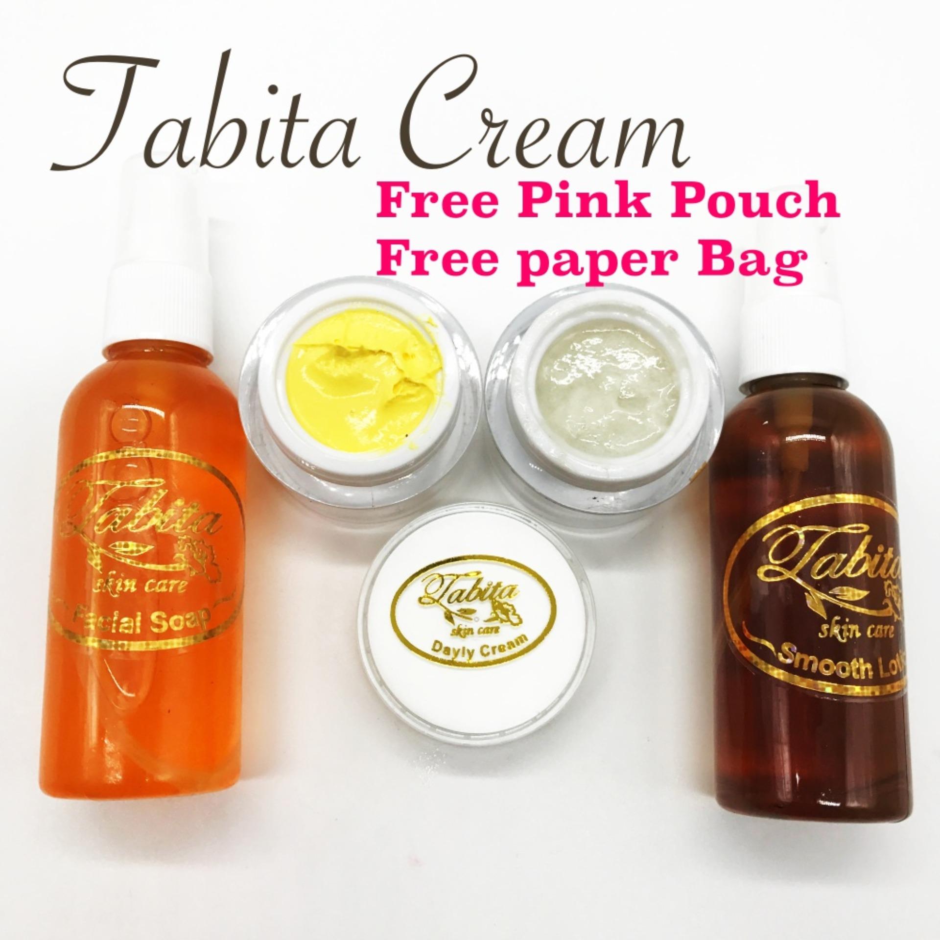 Mesh Tabita Cream - Cream Tabita Whitening SET Skincare 1 set Free Pouch And Paper Bag - 1 set