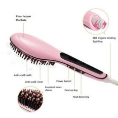 Logam Ceramic Heater Rambut Straightening Kuas. kunci Otomatis. antiscald. zero Kerusakan. suhu Yang Dapat Disesuaikan (Luar Negeri)-Internasional