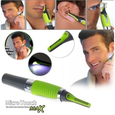 Micro Touch Max Trimmer As Seen On Tv - Pencukur Rambut - Alat Pencabut Bulu Hidung Alat Pencukur Jengot Alat Cukur Serbaguna Alat Cukur Modern Personal Trimmer Kit With Led- Warna Random