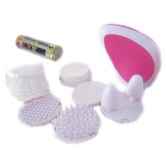 Pembersih Pemijat Wajah PINK SKINER Beauty Set Membersihkan Wajah Dari Kotoran Minyak Serta Bekas Make Up
