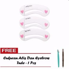 Mini Cetakan Alis Brow Class + Free Cukuran Alis Dan Eyebrow Tude
