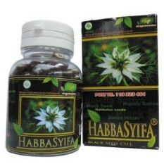 Terlaris Habbatussauda Minyak atau Oil / Habasyifa Habbasyifa Oil @ 200 Kapsul / obat Segala Macam Penyakit Kecuali Kematian / Bisa COD / Kualitas Premium