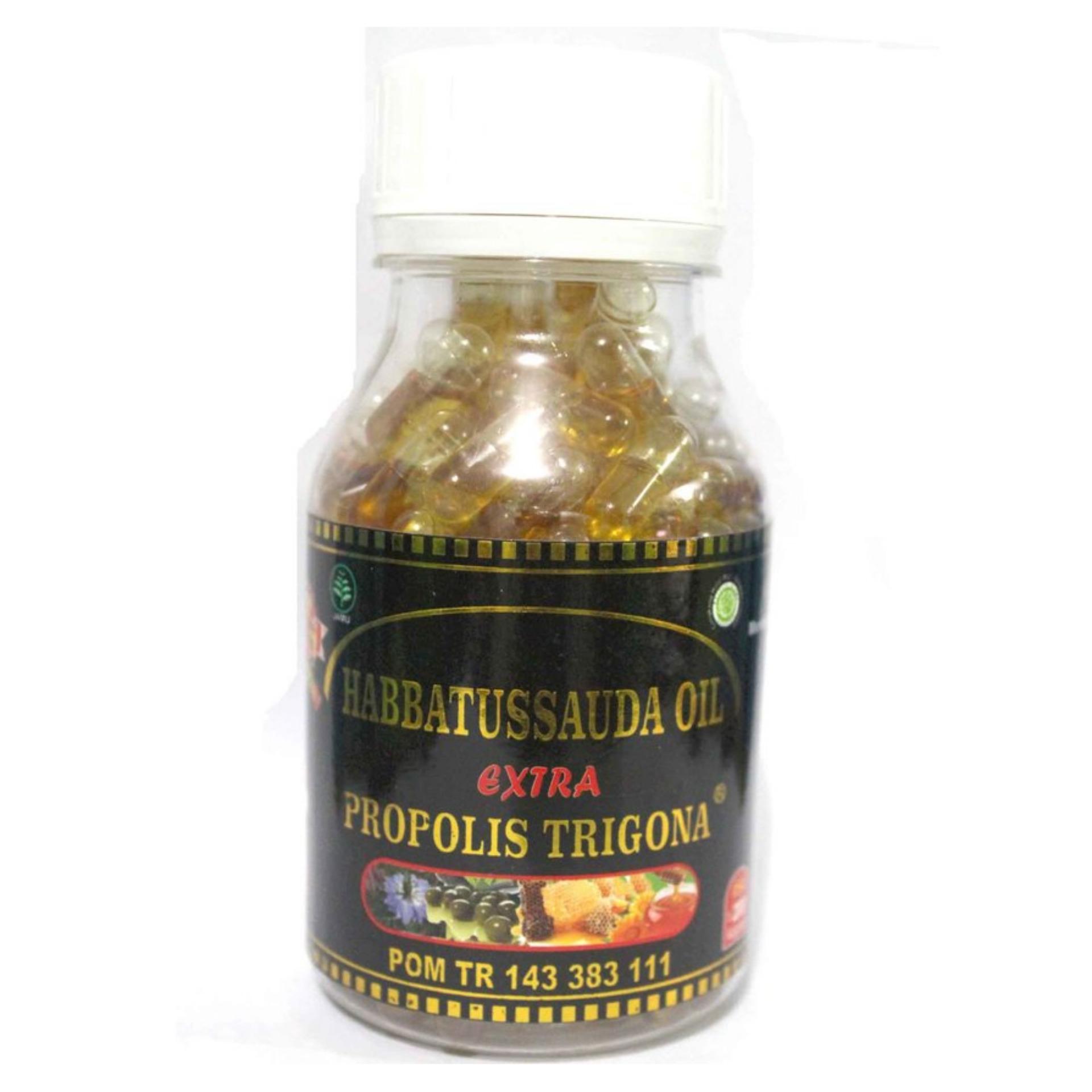 Minyak Habbatussauda Extra Propolis Trigona Pom TR- 200 Kapsul 