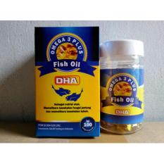 Minyak Ikan Omega 3 Plus Fish Oil DHA - 100 Kapsul