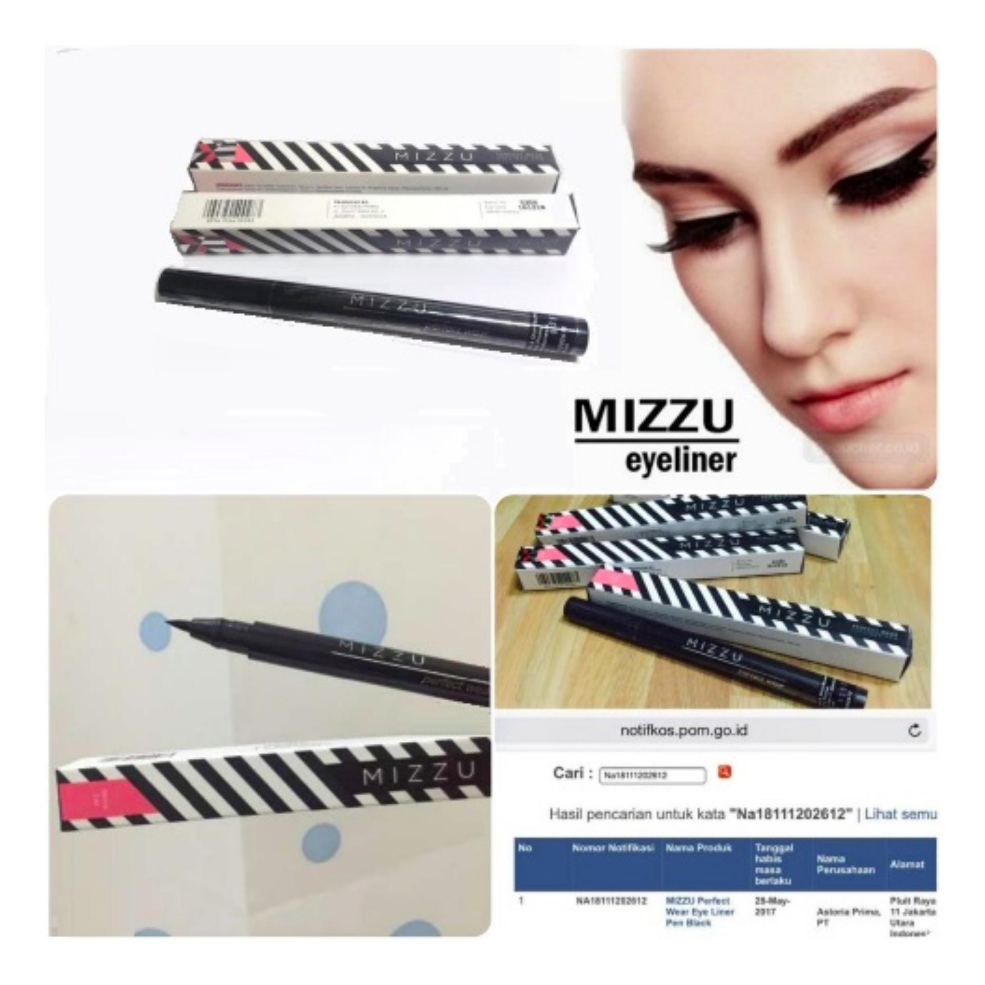 MIZZU EYELINER PEN PERFECT WEAR [BPOM]-BROWN