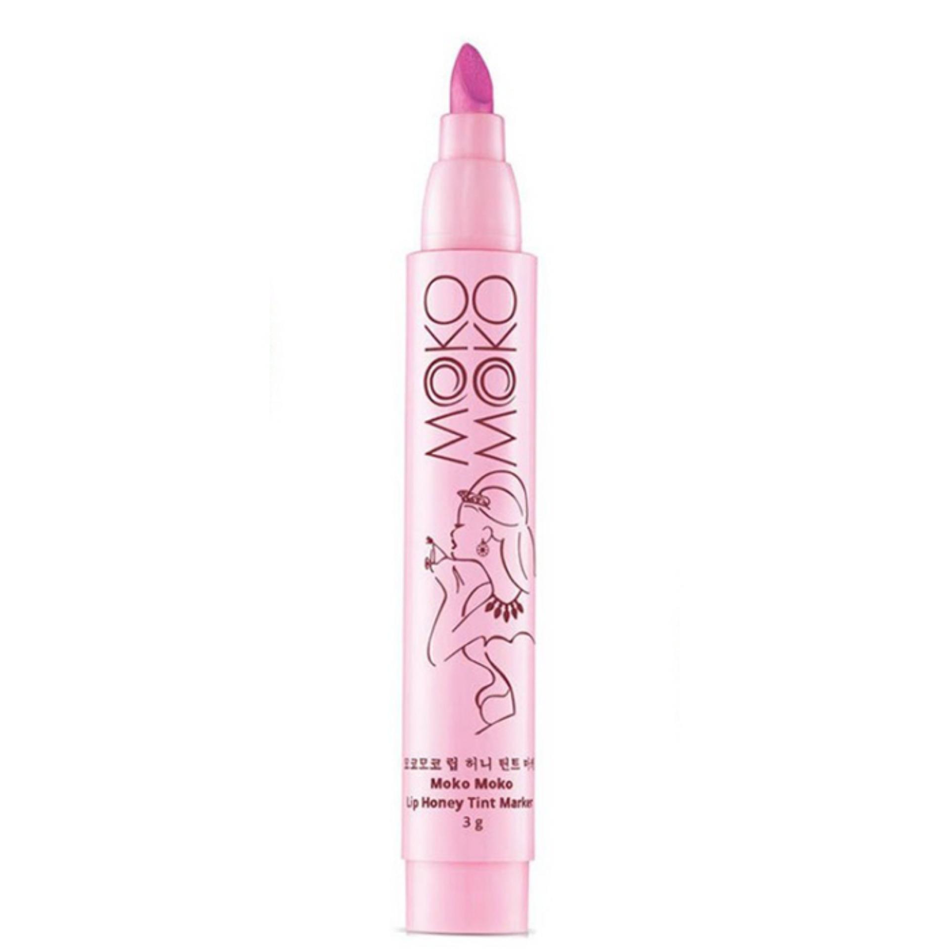 Moko Moko Lip Honey Tint Marker Lip Tint (Neon Pink) - Korean Lip Tint