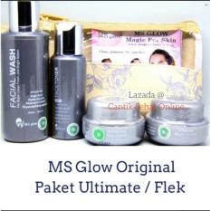 MS Glow Ultimate Premium Series - Cream Wajah Flek Premium MsGlow - Paket Penghilang Flek Hitam