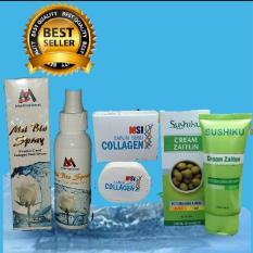 Msi biospray collagen+msi sabun collagen +cream zaitun shushiku
