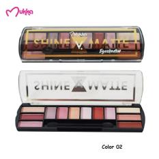Mukka Make Up Kit Shine 6 Color V Matte 6 Color 02 Eyeshadow BPOM