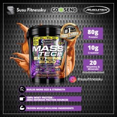 Muscletech Mass Tech Extreme Gainer 2000 22 Lb Chocolate