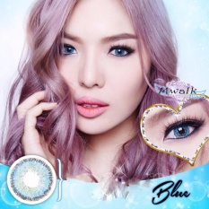 Mwalk Newbluk Softlens - Blue + GRATIS Lenscase