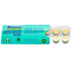 Mylanta Tablet 1 Strip @10'S - Mylanta Tablet, Obat Maag, Meredakan Gejala Sakit Maag, Asam Lambung, Nyeri Lambung, Nyeri Lambung, Tukak Lambung