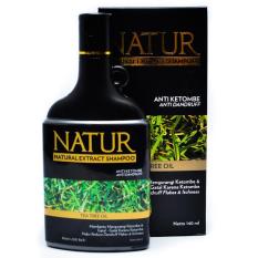 Natur Natural Ekstrak Tea Tree Oil Shampoo/ Sampo Tea Tree Oil Extract / Anti Ketombe - 140 ml