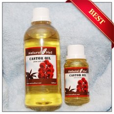 Natural Hut - Castor Oil (Minyak Jarak) 120ml - Perawatan Rambut Dan Kulit