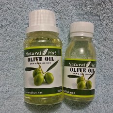 Natural Hut - Pure Olive (Zaitun) Oil 60ml - Cosmetic Grade Cold Pressed