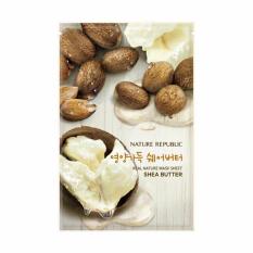 Nature Republic Real Nature Mask Sheet Shea Butter @23ml - 1 Pcs