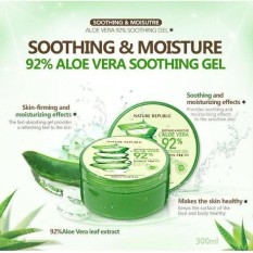 Nature Republic Soothing & Moisture Aloe Vera 92% Gel Original Korea - 300ml