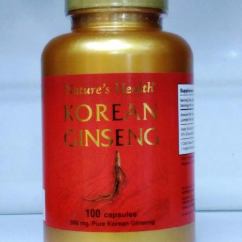NATURE'S HEALTH KOREAN GINSENG 