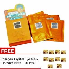 Naturgo - Masker Lumpur - 10 Pcs + Gratis Collagen CrystalEye Mask -10 Pcs