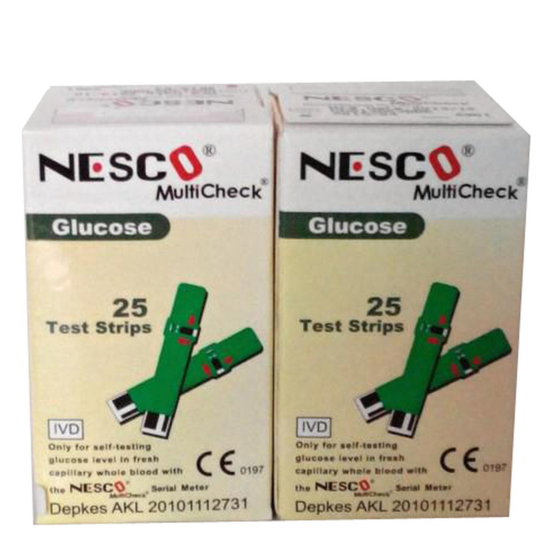 Nesco - Refill Strip Gula Darah Nesco 25 - Hijau