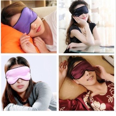Kedatangan Baru Berguna untuk Perempuan Pure Silk Sleeping Eye Mask Perjalanan Bersantai Penutup Mata Nyaman-Intl