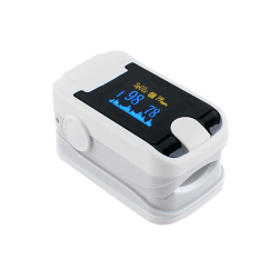 Baru Warna OLED Jari Pulse OXIMETER dengan Audio Alarm & Suara Pulse-Spo2 Monitor Jari Puls OXIMETER (Putih) -Intl